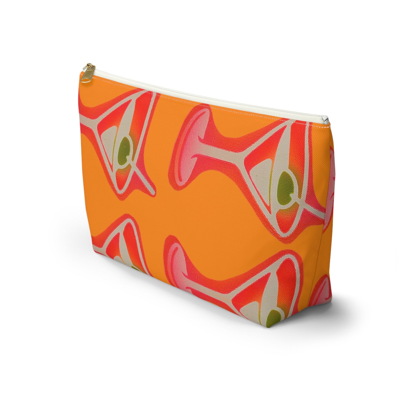 "shaken, not stirred" airbrush makeup pouch