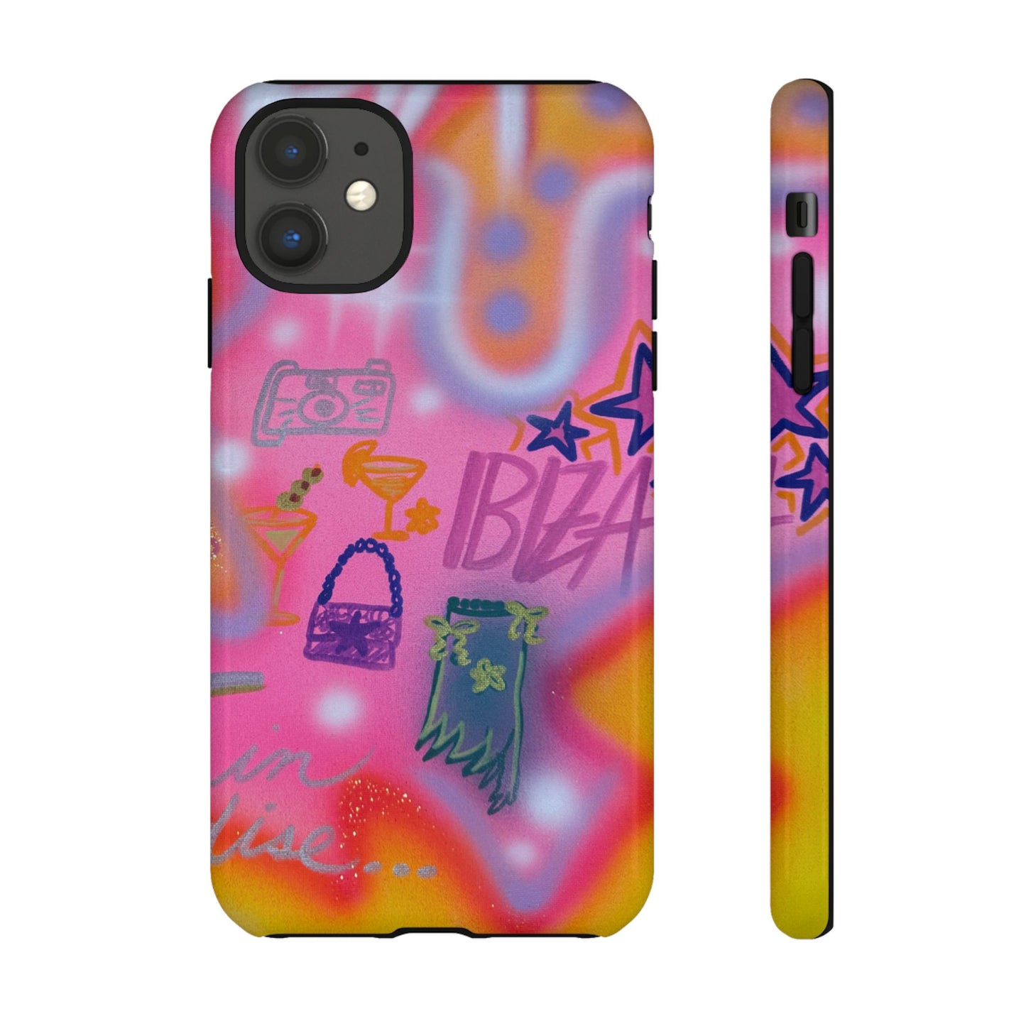 "ibiza" airbrush iPhone case