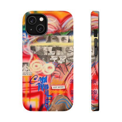 MagSafe limited edition "get busy" airbrush iPhone case