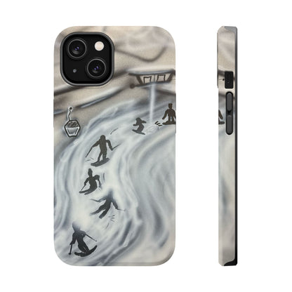 MagSafe "arctic avalanche" airbrush iPhone case