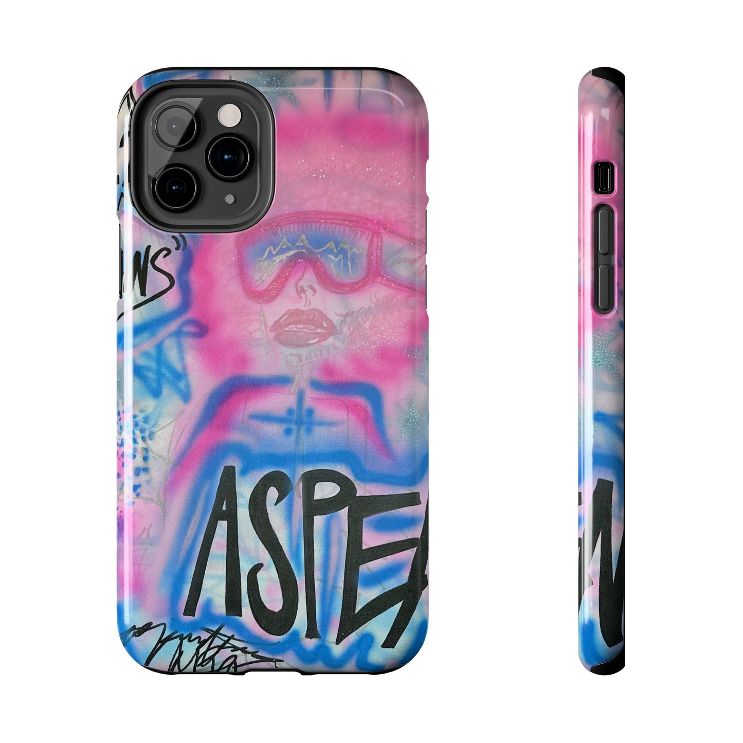 "aspen aspirations" airbrush iPhone case